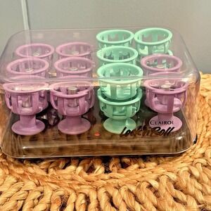 Clairol Lock 'N Roll 90s Vintage Curlers Rollers 8 Large 8 Medium No Small